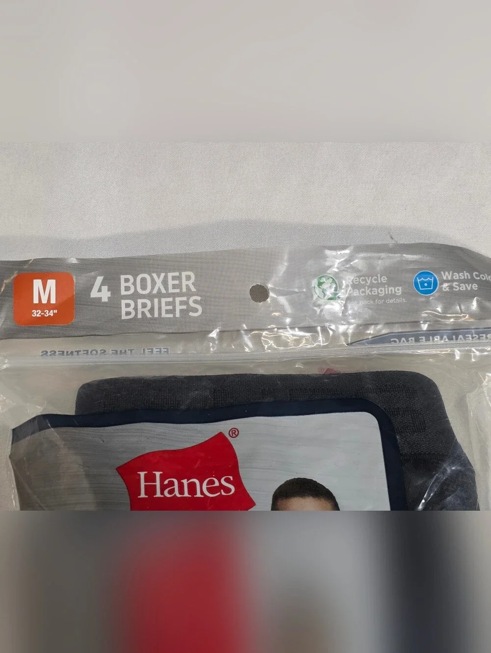 Hanes Comfort Sport Mens Size Medium Tagless X-Temp Boxer Briefs